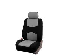 SRQORT Juego Completo De Fundas Universales para Asientos De Coche Compatible con para Camry Airbag Fundas Protectoras De Diseño De Dos Tonos Fundas Asientos(1pc Gray)