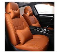 SRQORT Juego De Funda De Asiento De Coche para VW para ID3 ID4 ID6 para C-Trek para T-Cross para Viloran para Tayron para Talagon Auto Accesorios Fundas Asientos(Orange Lux)
