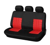 SRQORT Juego De Fundas De Asiento De Coche Universales Que Se Adaptan A La Mayoría Las Fundas Coche para Duster 1 2010-2015 Protectores De Asiento De Coche Fundas Asientos(Red Back)