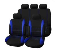 SRQORT Juego De Fundas Universales para Asientos De Coche Protectores De Asientos para Fiat para 500 2/4/9 Uds Fundas Asientos(Azul,1set)