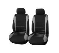 SRQORT Juego De Protectores Universales Asientos Delanteros Y Traseros Coche Airbag Compatible con para Vauxhall para Corsa Protectores De Asientos De Coche Fundas Asientos(Gray 2 Piece)