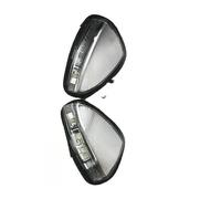 SRQORT Luces Giro Coche Para Mitsubishi LED Espejo Retrovisor Luz Señal Giro Lámpara Lateral Luz Indicadora Visión Trasera Lámpara Dirección Estilo Coche(L and R)