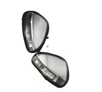 SRQORT Luces Giro Coche Para Mitsubishi LED Espejo Retrovisor Luz Señal Giro Lámpara Lateral Luz Indicadora Visión Trasera Lámpara Dirección Estilo Coche(L and R)