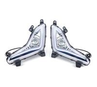 SRQORT Luces Trabajo 2 Luces LED DRL Con Intermitentes Amarillos Para Hyundai Para Elantra 2014-2015, Luces Antiniebla, Parachoques Delantero, Luz Diurna.