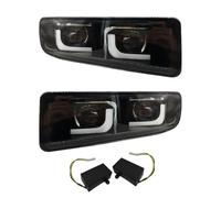 SRQORT Luces Trabajo Para Lexus LX470 98-07, Conjunto Faros Antiniebla Delanteros, Luz Circulación Diurna, Luz Parachoques Modificada, Kit Carrocería Con Señal De Giro