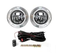 SRQORT Luces Trabajo Para Mitsubishi Para Pajero 3 2007 2008 2009 2010 V73 V97 Faros antiniebla delanteros, cubierta cromada pintada(Painting Cover Type)