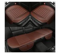 SRQORT para Fiat Todos Los Modelos para 500 500L 2007-2014 para Punto para Bravo para Viaggio para Freemoauto Cojín De Cuero para Asiento Coche Accesorios Fundas Asientos(Café)