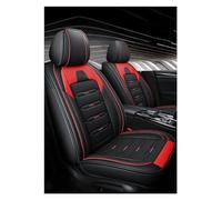 SRQORT para Mazda Todos Los Modelos para Mazda 3 para Axela 2 5 6 8 para Atenza CX-7 CX-3 MX-5 CX-8 CX-30 CX-5 CX-9 CX-4 Funda De Cuero Asiento De Coche Fundas Asientos(Negro Rojo)