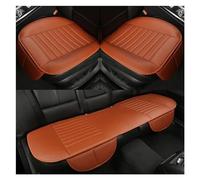 SRQORT para Todos Los Modelos para 911 para Panamera para Cayman para Cayenne Cojín De Cuero para Asiento De Coche Accesorios De Coche Antideslizantes Fundas Asientos(Marrón)