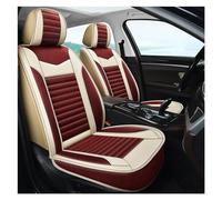 SRQORT para Todos Los Modelos para G30 X3 X1 X4 X5 X6 Z4 E60 E84 E83 E70 F30 F10 F11 F25 F15 F34 E46 E90 E53 G30 E Cubierta Asiento Coche Fibra Lino Fundas Asientos(Rojo)