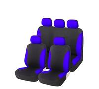 SRQORT para Toyota para Yaris Juego Completo De Fundas Asientos De Coche Protección Asientos Delanteros Y Traseros Ajuste Universal Camión Furgoneta SUV Fundas Asientos(Full Set Blue)