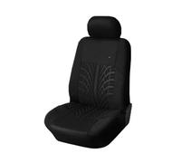 SRQORT para VW para LT T4 T5 1 + 2 Fundas De Asiento Cubierta De Asiento De Coche Ajuste Universal Protectores De Asiento De Camión De Cuero Artificial Fundas Asientos(1 Seat Black)