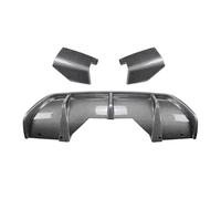 SRQORT Resorte Gas Difusor Parachoques Trasero para Coche, divisores, alerón, Kit carrocería Decorativo para X6 F16 2014-2019, ABS, Negro Brillante Coche Resortes(Aspecto de Carbono)