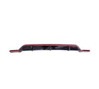 SRQORT Resorte Gas Parachoques Trasero, Labio, Divisor Barbilla, alerón, difusor, Kit carrocería, Mejora Exterior, Ajuste para Fit 2018, 2019 2020 Coche Resortes(Negro Rojo)