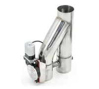 SRQORT Tubo De Escape Silenciador Tubo Válvula Doble Acero Inoxidable 2,0 Pulgadas 2,5 Pulgadas 3 Pulgadas Corte Derivación Tubo Escape Control Remoto Tubo De Escape del Coche(2.5inch(63mm))
