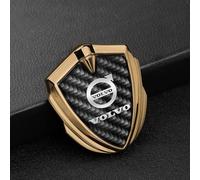 SRSDG Auto Insignia de Metal 3D Emblema para Volvo XC-90/XC90 (2.Gen. AB BJ 2015), Guardabarros Lateral Trasero Delantero Trasero Volante Accesorios,B
