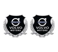 SRSDG Auto Insignia de Metal 3D Emblema para Volvo XC70 II 2007-2013, Guardabarros Lateral Trasero Delantero Trasero Volante Accesorios,B