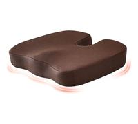 SRTMIRJJ Cojín Asiento Elevador Coche para Mercedes Benz GLK X204 2008 to 2015, Cómodos Cojines Espuma Viscoelástica Conducir, Cojín Asiento Ergonómico, Accesorios,Brown