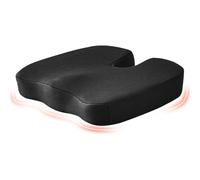 SRTMIRJJ Cojín Asiento Elevador Coche para Mini Clubman/John Cooper Works F54 F55 F56 F57 F60 4 Doors, Cómodos Cojines Espuma Viscoelástica Conducir, Cojín Asiento Ergonómico, Accesorios,Black