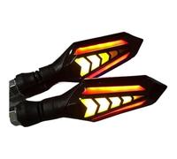 SRTMIRJJ Intermitentes Moto para VN1500A VN1500B VN1500C VN 1500 A B C, 2 Piezas 12 V lndicadora Universales, Mini Luz Señal Giro Impermeable, Luz Estroboscópica Universal,Red