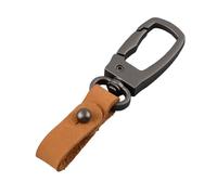 SRTMIRJJ Llavero Coche Piel para Mini One/Cooper/Cooper S/Clubman/Countryma, Soporte Universal Llavero Coche para Hombres y Mujeres, con Llaveros Hebilla Aleación Zinc,Brown
