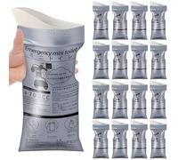 SRTSTR 16 Piezas 700 ml Bolsas de Orina Portátiles, Bolsas de Vómito de Urinario, Emergencia Bolsas de Orina Pee Toilet para Hombres Mujeres, Acampar, Viajar, Atasco de Tráfico, al Aire Libre