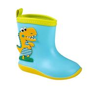 SRTUMEY Clearance - Botas de agua para niña, botas de lluvia para niños, botas de lluvia para niños y niñas, zapatos de goma para agua, Azul 7, 13.5 UK Child