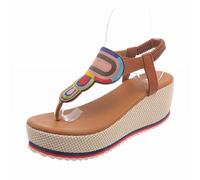 SRTUMEY Sandalias de plataforma para mujer, zapatos de verano, calcetines largos para mujer, de verano, color sólido, informales, puntera abierta, planos, suaves, para interiores, venta en Reino