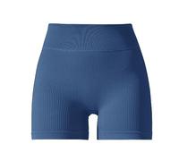SRTUMEY Women's Four Seasons Versatile Solid Color Casual Elastic High Waist Thread Simple Fit Sexy Sports Yoga Shorts Workout Shorts Pack for Women Casual Shorts