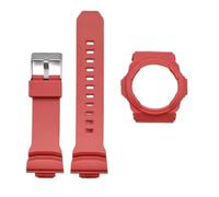 SRTYDCUR Compatible con Casio G-SHOCK GA-150 GA-300 GA-310 GLX-150 Correa de reloj Estuche Banda goma resina especial Pulsera Carcasa protectora Accesorios(Dark red)