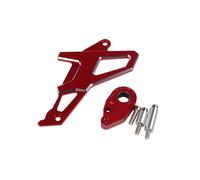 SRTYDCUR Compatible con Honda CRF300L CRF300 Rally CRF 300L CRF250L Rally Accesorios de Motocicleta Cubierta de piñón Delantero Protector de Cadena Tapa Protectora(Red)