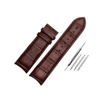 SRTYDCUR Compatible con Tissot 1853 T035 Correa de cuero T035627A extremo curvo y hebilla mariposa(Brown-no buckle,22mm)