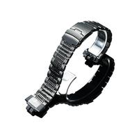 SRTYDCUR Correa de acero inoxidable compatible con reloj deportivo Casio 3506 GBD-200 GBD-200RD/SM, correa metal modificada, accesorio pulsera negra(NO.3110)