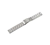 SRTYDCUR Correa de acero inoxidable macizo compatible con Seiko Water Ghost 007 Abalone, reloj lujo hebilla plegable liberación rápida, pulsera 20 mm y 22(Silver,22mm)