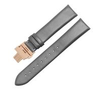 SRTYDCUR Correa de cuero suave for reloj 18 mm, 20 y 22, repuesto for AR1674/AR0382(Grey B,18mm)