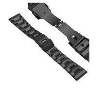 SRTYDCUR Correa de metal 23 mm compatible con Casio PROTREK PRT-B50/B70 PRW-35/60/61Y, correa acero inoxidable for reloj Prw-30 Prw-51Y(Black)