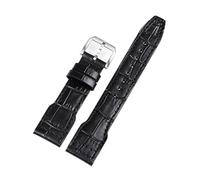 SRTYDCUR Correa de piel vacuno compatible con IWC PILOT Portugal PORTOFINO for el Principito Iw327004 Iw377714(Black type2,21mm)