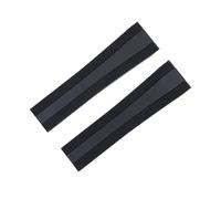 SRTYDCUR Correa de reloj caucho fluorado FKM Soft Nature 22-18 mm y 24-20, compatible con Breitling for Superocean Navitimer Avenger(Black,GOLD BUCKLE_24-20MM)