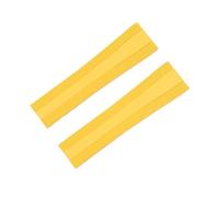 SRTYDCUR Correa de reloj caucho fluorado FKM Soft Nature 22-18 mm y 24-20, compatible con Breitling for Superocean Navitimer Avenger(Yellow,SILVER BUCKLE_22-18MM)