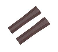 SRTYDCUR Correa de reloj caucho fluorado FKM Soft Nature 22-18 mm y 24-20, compatible con Breitling for Superocean Navitimer Avenger(Brown,SILVER BUCKLE_24-20MM)