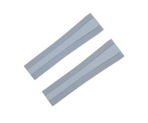 SRTYDCUR Correa de reloj caucho fluorado FKM Soft Nature 22-18 mm y 24-20, compatible con Breitling for Superocean Navitimer Avenger(Grey,ROSEGOLD BUCKLE_24-20MM)