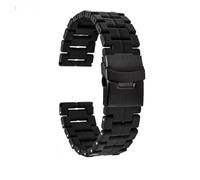 SRTYDCUR Correa de reloj fibra carbono 23 mm compatible con Luminox Band3080, 3150, 8800 y 6402. Accesorios pulsera deportiva for hombre. Pulsera acero plástico(Black Black)
