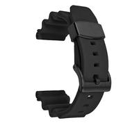 SRTYDCUR Correa de reloj goma 22 mm for Seiko, compatible con Prospex SKX007, Tuna, Sumo, Turtle, anillo metal, for buceo, deportivo, silicona, repuesto(Black-black buckle)