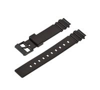 SRTYDCUR Correa de repuesto resina compatible con Casio LRW-200H, accesorio for pulsera inteligente, correa reloj negra y blanca 14 mm for mujer(Black)