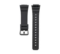 SRTYDCUR Correa de resina compatible con Casio Gshock GMA-S2100 BA-3A/2A2/4A/7A/1A/SK-1 GA-2100/2110A. deportiva TPU liberación rápida(Black-black clasp)