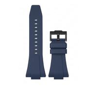 SRTYDCUR Correa de silicona caucho 11 mm y 12 compatible con Tissot PRX Series Super Player T137.407/T137.410, correa reloj original liberación rápida for hombre mujer(Royal blue002,11mm)