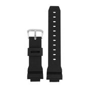 SRTYDCUR Correa de silicona compatible con Casio G-Shock GM-2100 GM-S2100 GA-2100 GM-5600/GA5600, accesorios for relojes deportivos for hombre(Black silver)