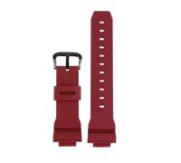 SRTYDCUR Correa de silicona compatible con Casio G-Shock GM-2100 GM-S2100 GA-2100 GM-5600/GA5600, accesorios for relojes deportivos for hombre(Red black)