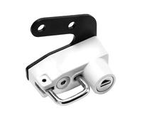 SRTYDCUR Gancho de Montaje for Cerradura de Casco Kawasaki Eliminator 500 2023 2024, 8 Colores, Seguridad Lateral for Motocicleta(White)