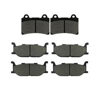 SRTYDCUR Pastillas de Freno Delanteras y traseras for Motocicleta compatibles con Yamaha XVZ1300 XV1600 XVZ 1300 TF Royal Star Midnight Tour Deluxe Venture S Silverado Star(Front and Rear)
